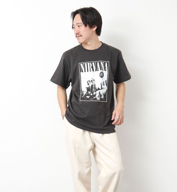 NOLLEY'S goodman「【GOOD ROCK SPEED】別注 NIRVANA / ニルヴァーナ プリントTシャツ 25SS」|Tシャツ・カットソー|