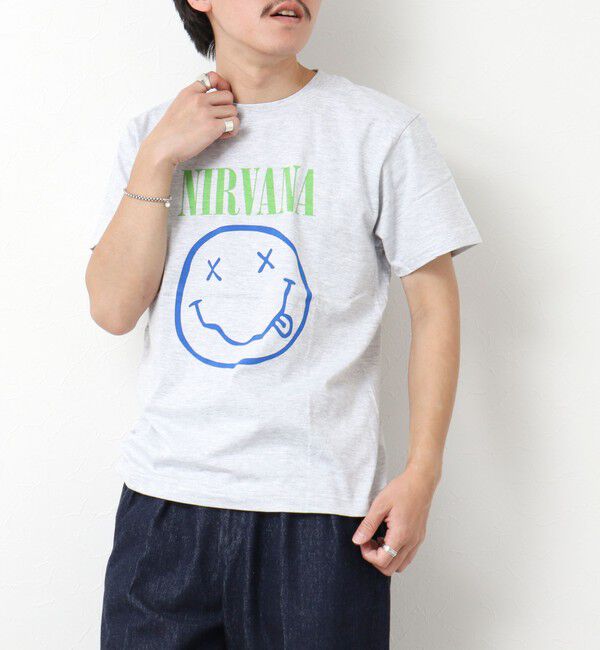NOLLEY'S goodman「【GOOD ROCK SPEED】別注 NIRVANA / ニルヴァーナ プリントTシャツ 25SS」|Tシャツ・カットソー|