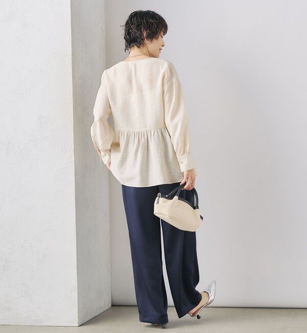 NOLLEY'S「ウォッシャブルサテンイージーパンツ」|その他|