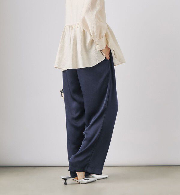 NOLLEY'S「ウォッシャブルサテンイージーパンツ」|その他|