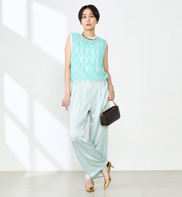 NOLLEY'S「ウォッシャブルサテンイージーパンツ」|その他|