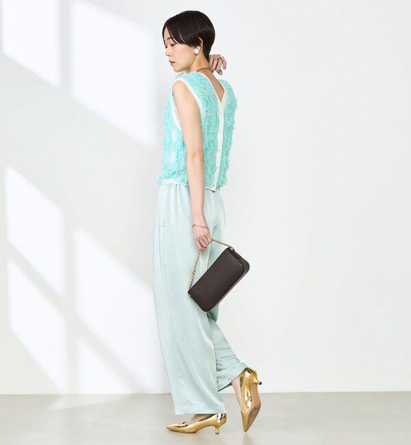 NOLLEY'S「ウォッシャブルサテンイージーパンツ」|その他|