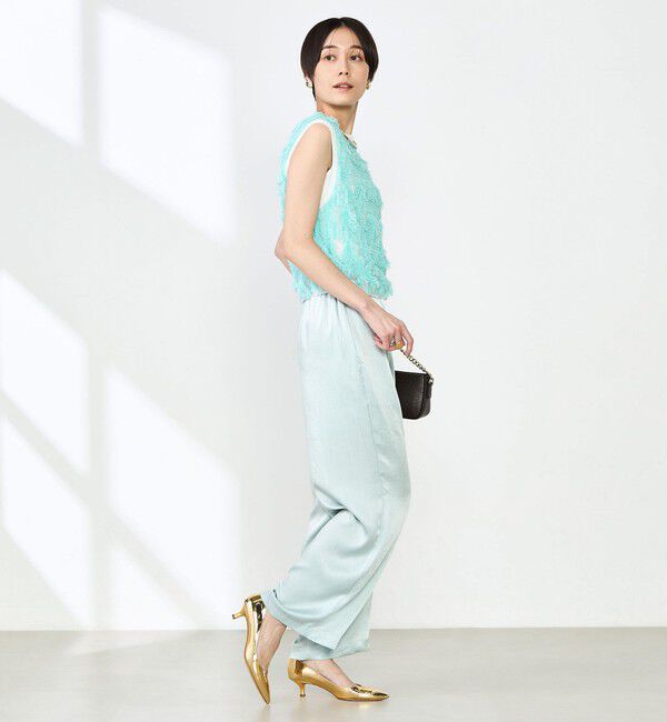 NOLLEY'S「ウォッシャブルサテンイージーパンツ」|その他|