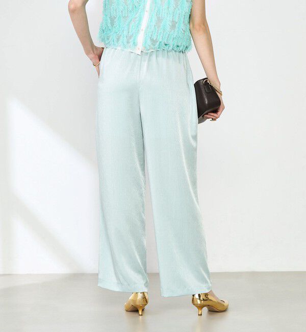 NOLLEY'S「ウォッシャブルサテンイージーパンツ」|その他|