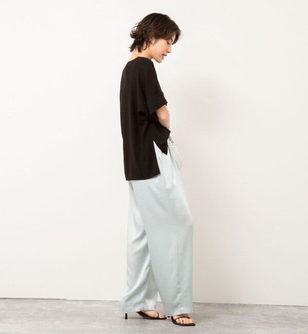 NOLLEY'S「ウォッシャブルサテンイージーパンツ」|その他|