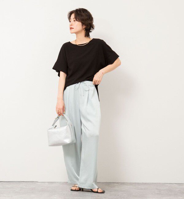NOLLEY'S「ウォッシャブルサテンイージーパンツ」|その他|