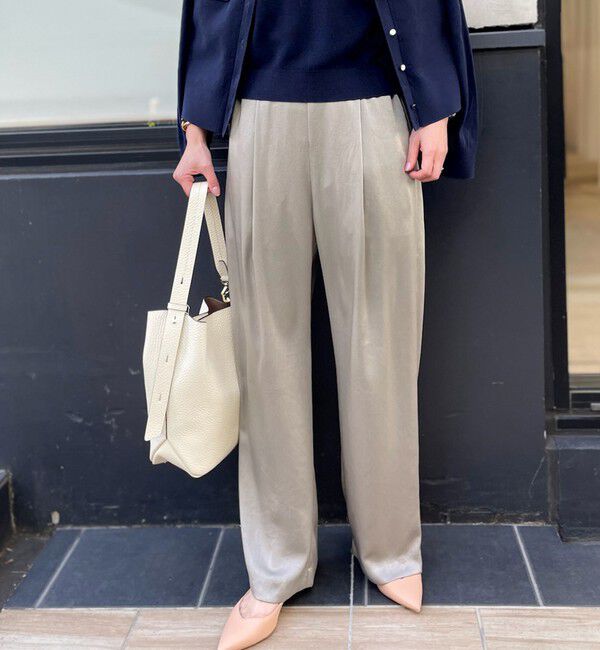 NOLLEY'S「ウォッシャブルサテンイージーパンツ」|その他|