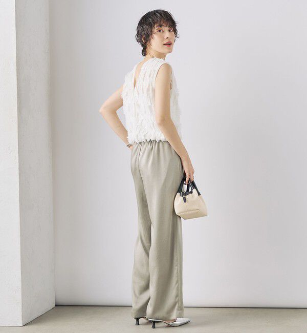 NOLLEY'S「ウォッシャブルサテンイージーパンツ」|その他|