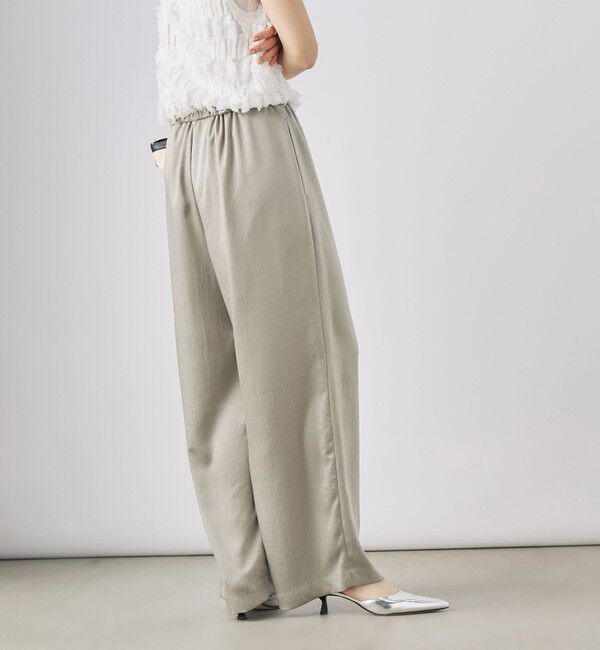 NOLLEY'S「ウォッシャブルサテンイージーパンツ」|その他|
