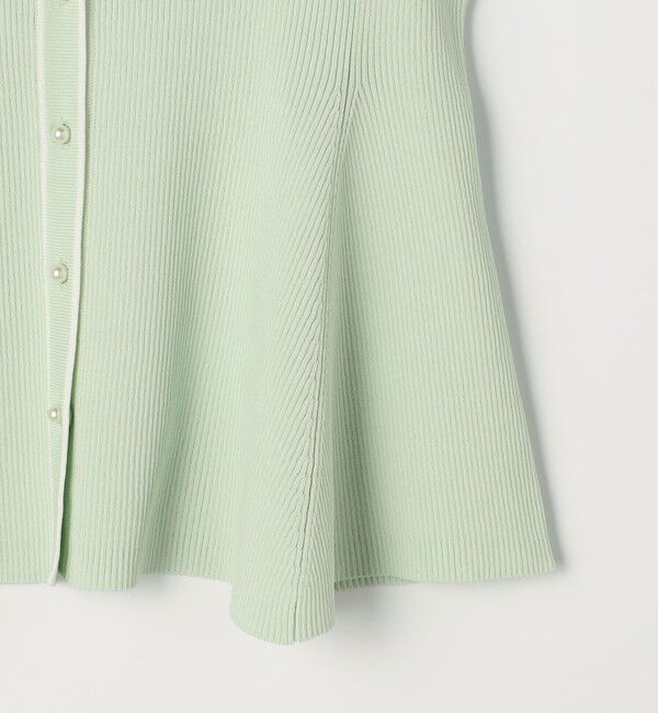 NOLLEY'S sophi「【追加】《手洗い可能》マルチファンクションリブフレアVネックカーディガン」|カーディガン|