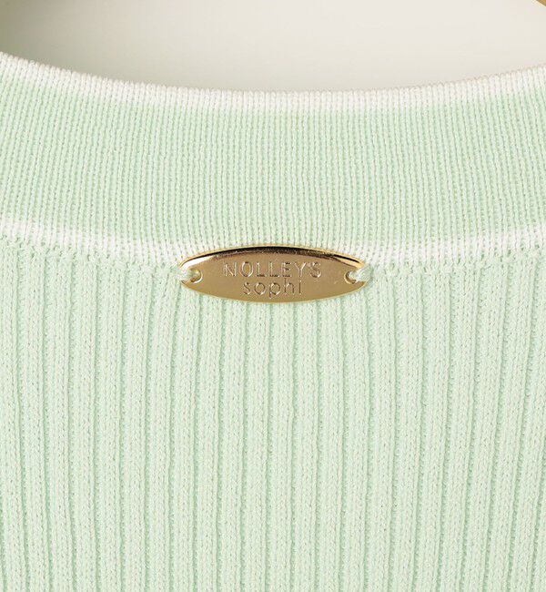 NOLLEY'S sophi「【追加】《手洗い可能》マルチファンクションリブフレアVネックカーディガン」|カーディガン|