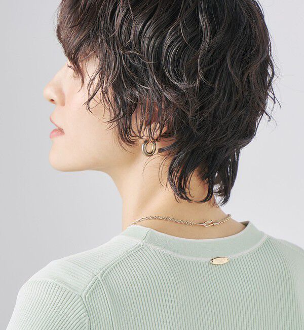 NOLLEY'S sophi「【追加】《手洗い可能》マルチファンクションリブフレアVネックカーディガン」|カーディガン|