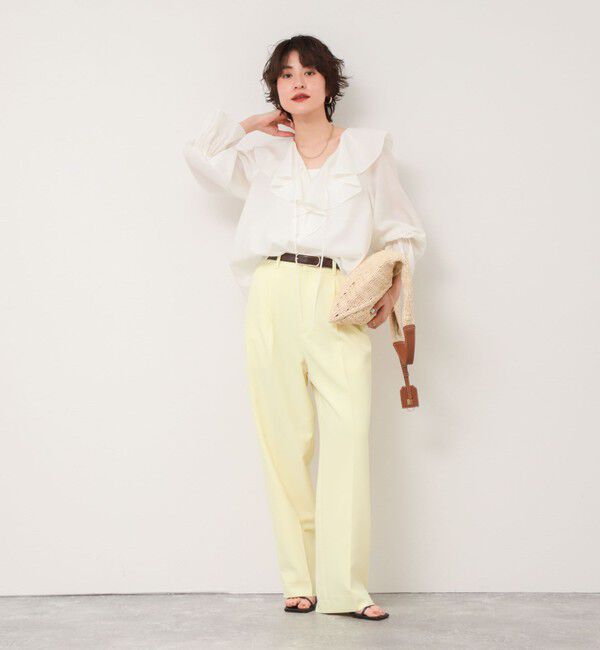 NOLLEY'S sophi「《セットアップ対応》ウォッシャブルドライワイドパンツ」|その他|