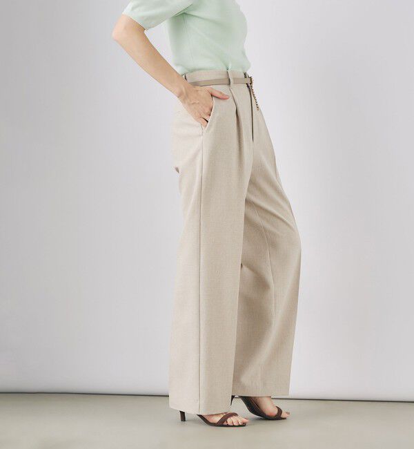 NOLLEY'S sophi「《セットアップ対応》ウォッシャブルドライワイドパンツ」|その他|