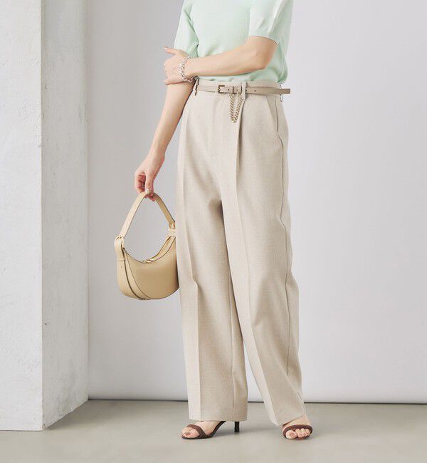 NOLLEY'S sophi「《セットアップ対応》ウォッシャブルドライワイドパンツ」|その他|