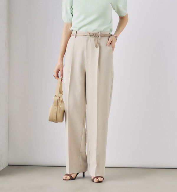 NOLLEY'S sophi「《セットアップ対応》ウォッシャブルドライワイドパンツ」|その他|