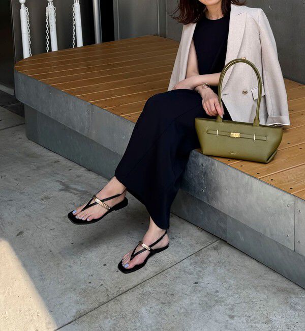 NOLLEY'S sophi「【LAOCOONTE/ ラオコンテ】Ava Suede Squareサンダル」|サンダル|