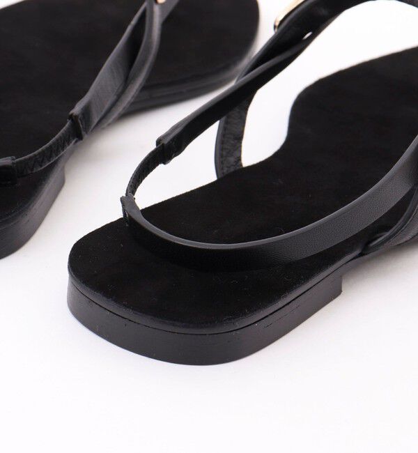 NOLLEY'S sophi「【LAOCOONTE/ ラオコンテ】Ava Suede Squareサンダル」|サンダル|