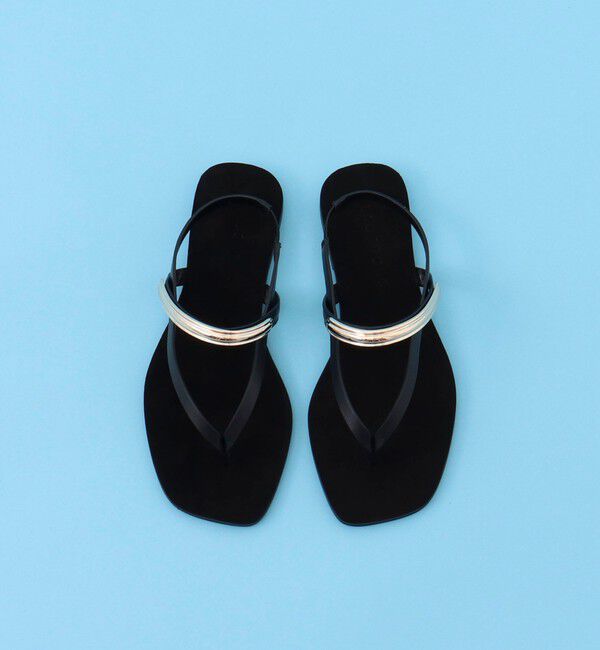 NOLLEY'S sophi「【LAOCOONTE/ ラオコンテ】Ava Suede Squareサンダル」|サンダル|