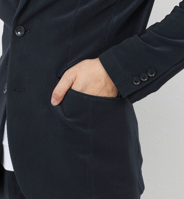 Stutostein「《ビジカジ/セットアップ対応》ストレッチコードピケ ジャケット 26SS」|テーラードジャケット|