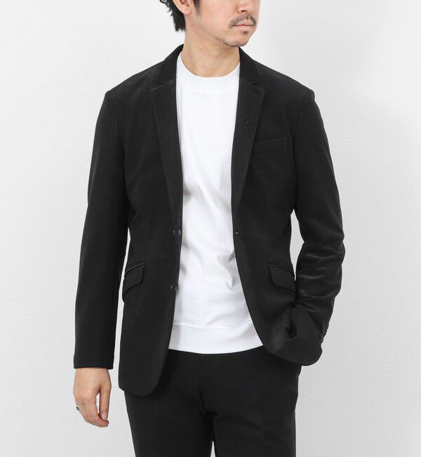 Stutostein「《ビジカジ/セットアップ対応》ストレッチコードピケ ジャケット 26SS」|テーラードジャケット|