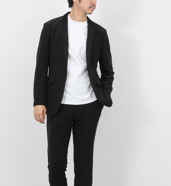 Stutostein「《ビジカジ/セットアップ対応》ストレッチコードピケ ジャケット 26SS」|テーラードジャケット|