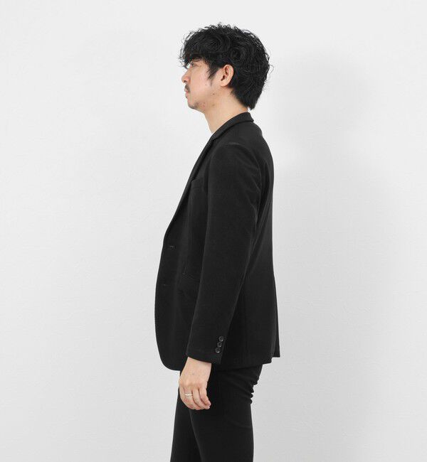 Stutostein「《ビジカジ/セットアップ対応》ストレッチコードピケ ジャケット 26SS」|テーラードジャケット|