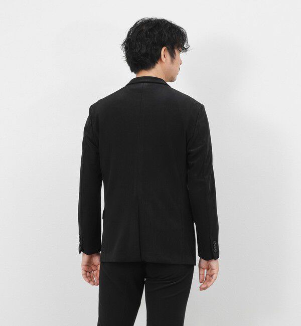 Stutostein「《ビジカジ/セットアップ対応》ストレッチコードピケ ジャケット 26SS」|テーラードジャケット|