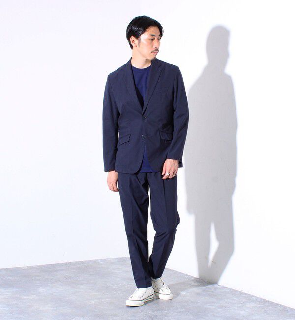 GLOSTER「【セットアップ/ビジカジ対応】エアードッツ 快適軽量 セットアップテーラードジャケット」|テーラードジャケット|