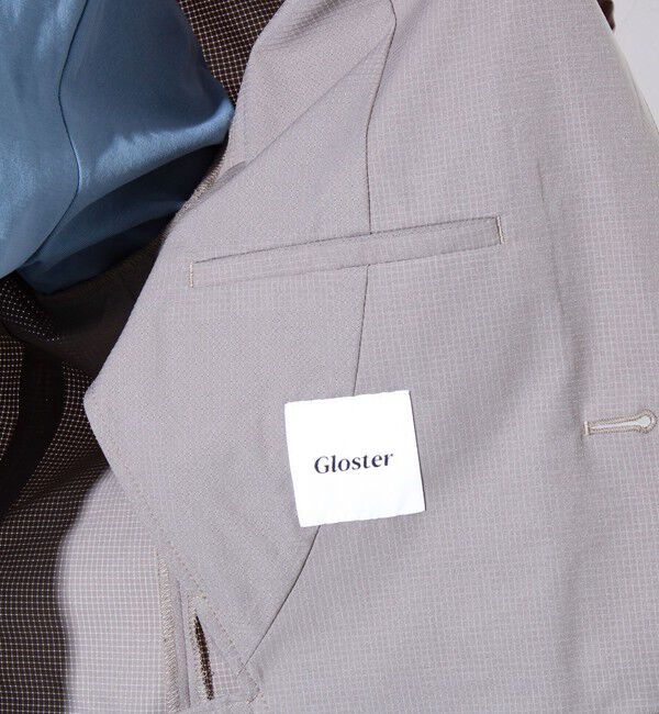 GLOSTER「【セットアップ/ビジカジ対応】エアードッツ 快適軽量 セットアップテーラードジャケット」|テーラードジャケット|