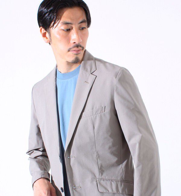 GLOSTER「【セットアップ/ビジカジ対応】エアードッツ 快適軽量 セットアップテーラードジャケット」|テーラードジャケット|