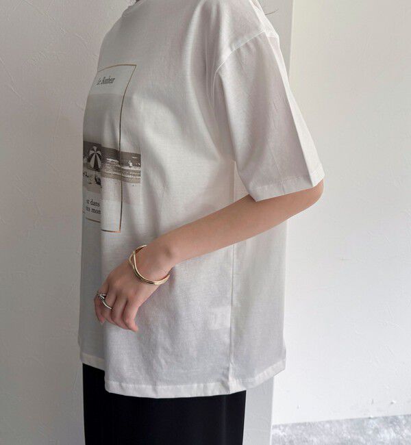 fredy emue「シルケットBEACH PHOTO Tシャツ」|Tシャツ・カットソー|