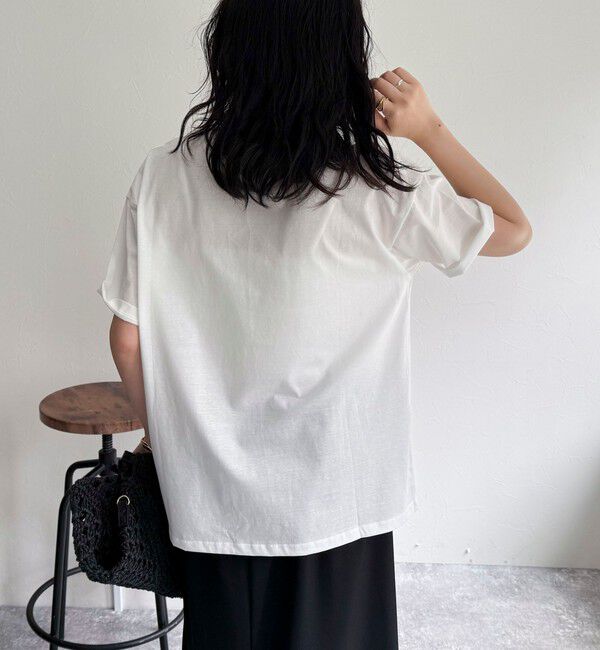 fredy emue「シルケットBEACH PHOTO Tシャツ」|Tシャツ・カットソー|