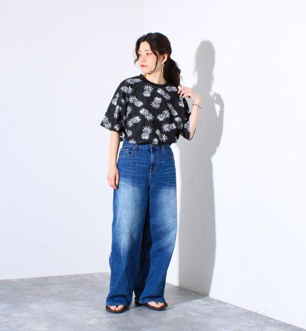 GLOSTER「【セットアップ対応】フレブルパイルTシャツ フレンチブルドッグ刺繍 ワンポイント ワンマイル」|Tシャツ・カットソー|