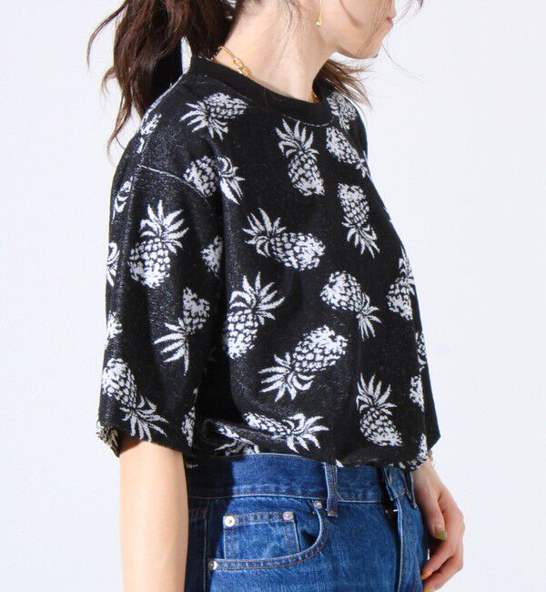 GLOSTER「【セットアップ対応】フレブルパイルTシャツ フレンチブルドッグ刺繍 ワンポイント ワンマイル」|Tシャツ・カットソー|