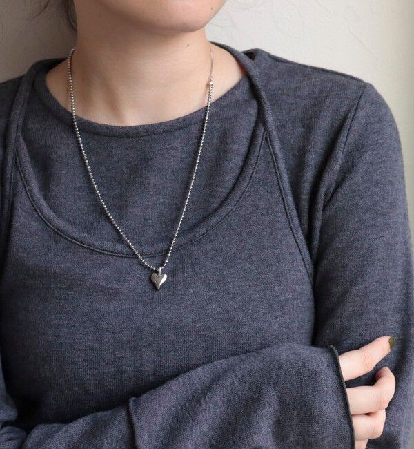 fredy emue「シルバーWハートアジャストネックレス」|ネックレス|
