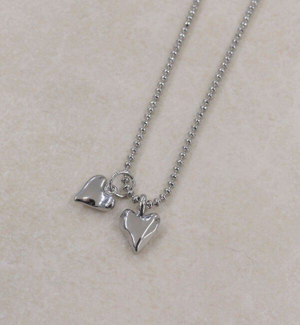 fredy emue「シルバーWハートアジャストネックレス」|ネックレス|