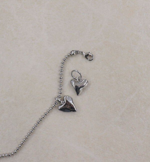 fredy emue「シルバーWハートアジャストネックレス」|ネックレス|