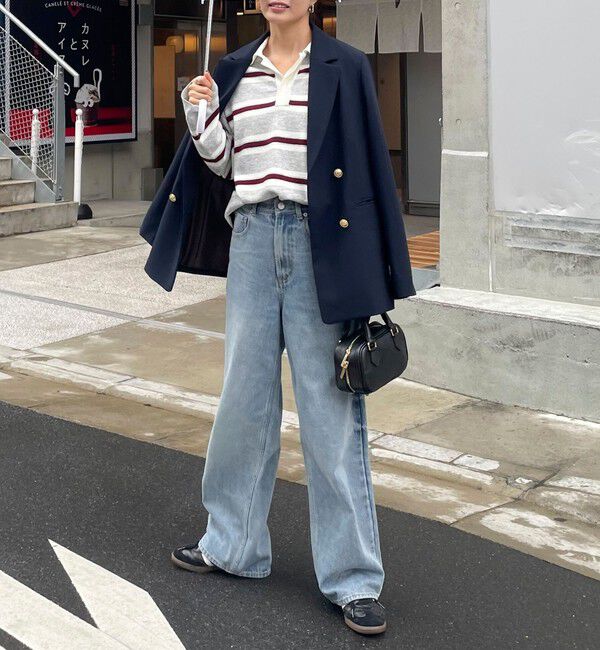 fredy emue「【3サイズ展開/オンオフ使える】ダブルブレストジャケット」|テーラードジャケット|