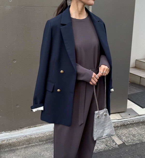 fredy emue「【3サイズ展開/オンオフ使える】ダブルブレストジャケット」|テーラードジャケット|