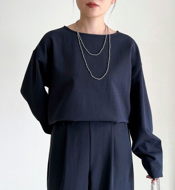 fredy emue「【セットアップ対応】パウダリーツイルコクーンブラウス」|シャツ・ブラウス|