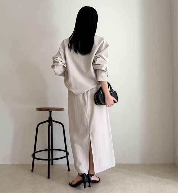 fredy emue「【セットアップ対応】パウダリーツイルコクーンブラウス」|シャツ・ブラウス|