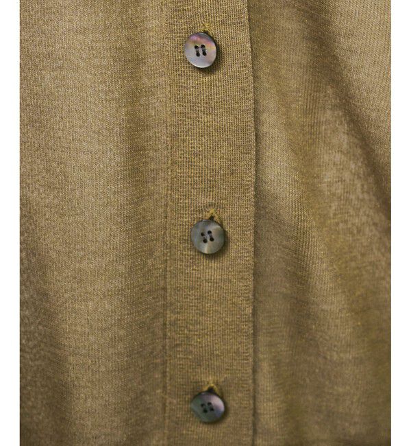 SALON adam et rope'「ブライトシアーカーディガン」|カーディガン|