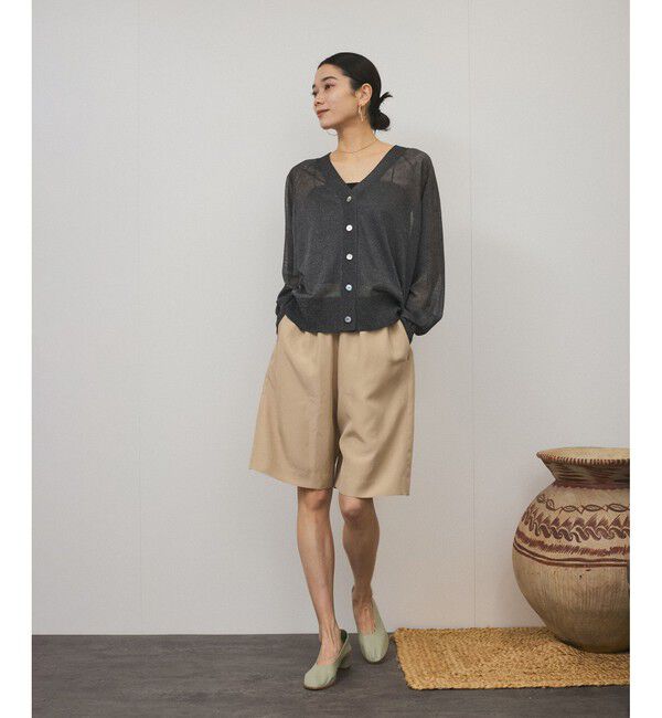 SALON adam et rope'「ブライトシアーカーディガン」|カーディガン|