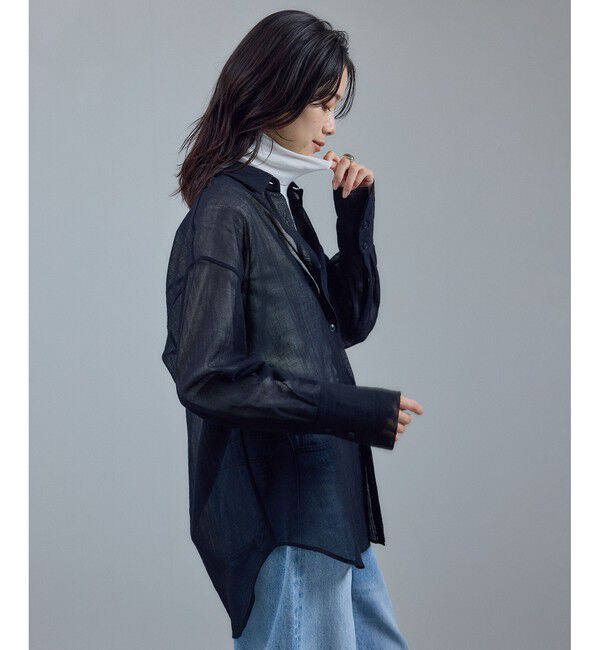 SALON adam et rope'「シアーウールボイルシャツ」|シャツ・ブラウス|