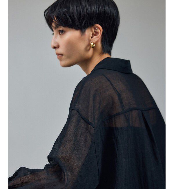 SALON adam et rope'「シアーウールボイルシャツ」|シャツ・ブラウス|