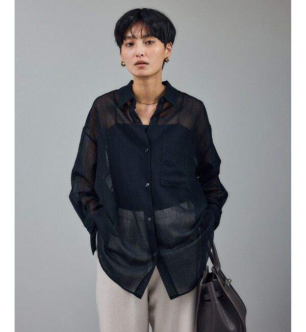 SALON adam et rope'「シアーウールボイルシャツ」|シャツ・ブラウス|