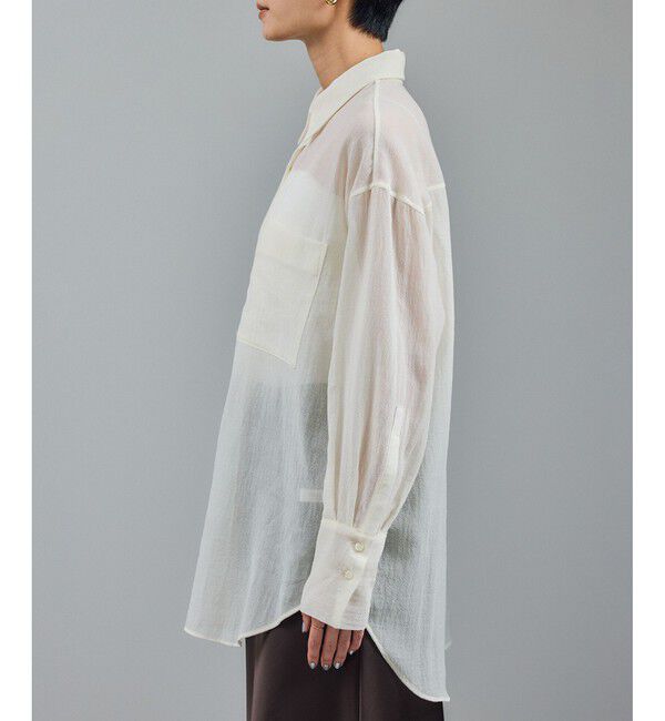 SALON adam et rope'「シアーウールボイルシャツ」|シャツ・ブラウス|