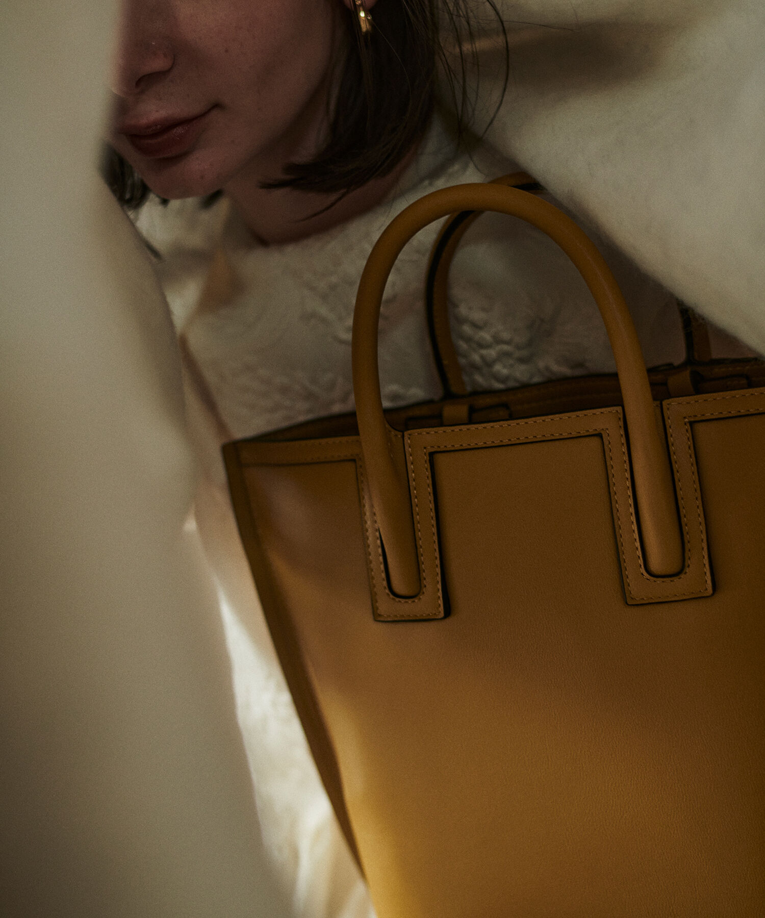 E'POR「【WEB限定】【E'POR】LIMITED MODEL Ree Medium（リー）」|トートバッグ|カラシ(86)