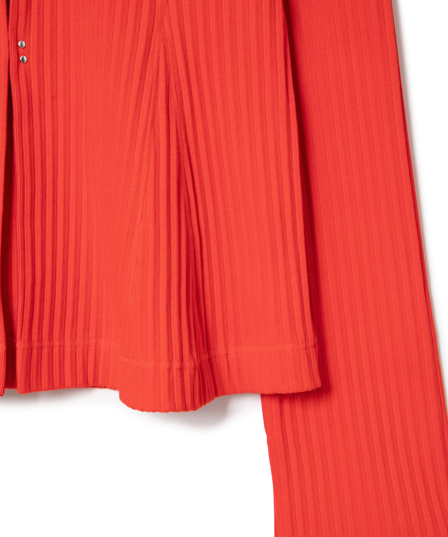 ADAM ET ROPE'「【WEB限定・洗える】フレアーリブカーディガン」|カーディガン|